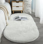 Oval Bedside Silk Wool Bedroom Sofa And Coffee Table Mat