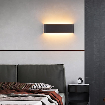 Smart Remote Control Three-tone Light Bedroom Strip Wall Lamp