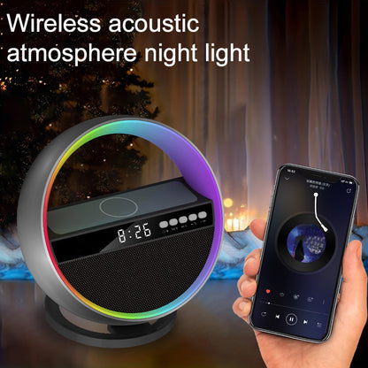 RGB Night Light – Wireless Charger & Bluetooth Speaker