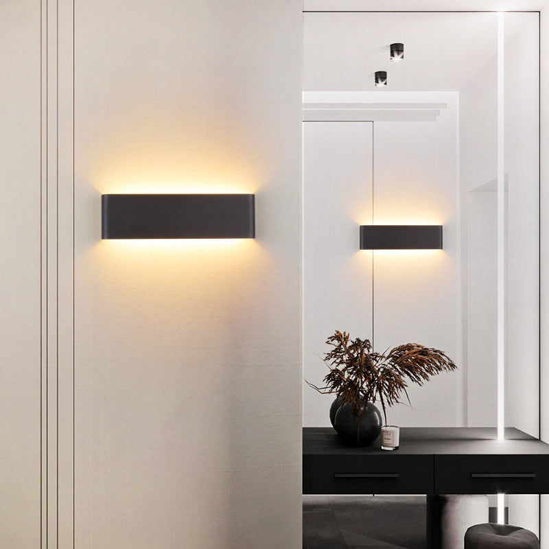 Smart Remote Control Three-tone Light Bedroom Strip Wall Lamp